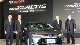 和泰新款ALTIS上市最低69.8萬元比舊款低TOYOTA總代理和泰汽車今天舉辦「All New COROLLA ALTIS」新車上市發表會，和泰董事長黃光南表示，ALTIS全年銷售目標為3.2萬台，開放預購以來表現超出預期，有信心持續創造台灣銷售冠軍熱潮。中央社記韓婷婷攝　108年3月27日