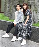 邱勝翊、任容萱三立新聞網專訪。（記者邱榮吉/攝影）