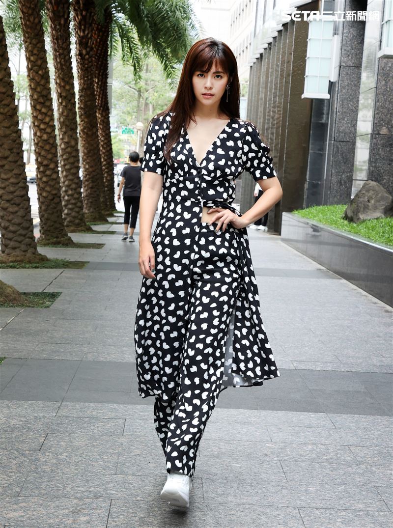 任容萱三立新聞網專訪。（記者邱榮吉/攝影）