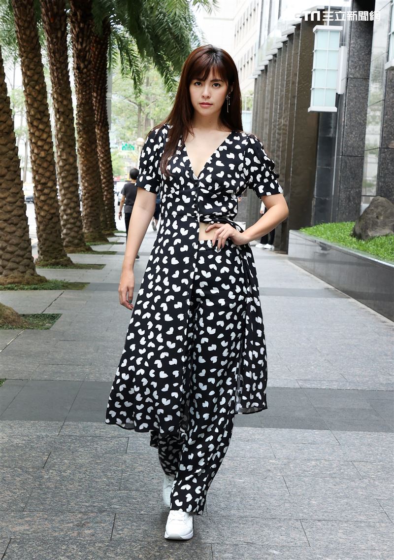 任容萱三立新聞網專訪。（記者邱榮吉/攝影）