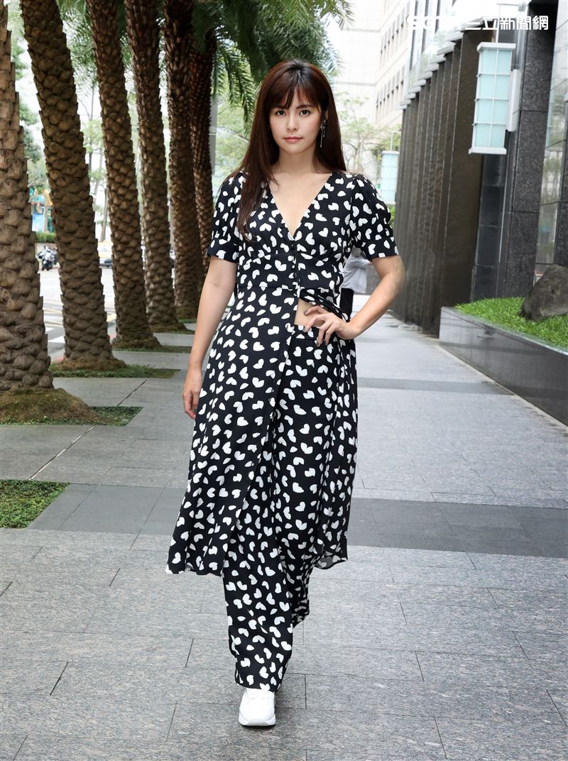 任容萱三立新聞網專訪。（記者邱榮吉/攝影）