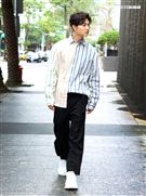 邱勝翊三立新聞網專訪。（記者邱榮吉/攝影）