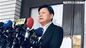 立委,傅崐萁,回應炒股判囚2年10月定讞,記者會（圖／記者林恩如攝影）