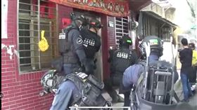 台北市刑大偵七隊搗破天道盟太陽會大同分會。（圖／翻攝畫面）
