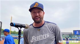 中信兄弟洋投萊福力。（圖／記者王怡翔攝影）