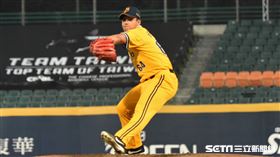 中信兄弟先發投手黃恩賜。（圖／記者王怡翔攝影）