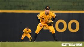 中信兄弟游擊手江坤宇。（圖／記者王怡翔攝影）