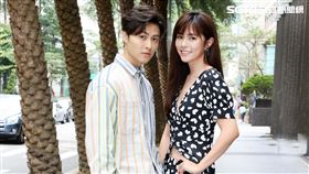 邱勝翊、任容萱三立新聞網專訪。（記者邱榮吉/攝影）