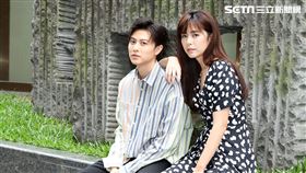 邱勝翊、任容萱三立新聞網專訪。（記者邱榮吉/攝影）