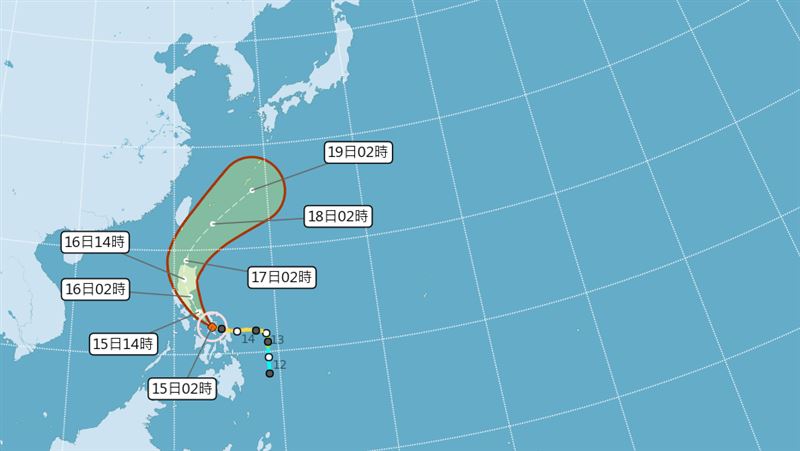 白天炎熱　颱風黃蜂外圍環流影響台灣
