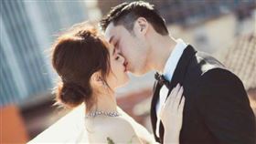 鍾欣潼、阿嬌、賴弘國結婚。（圖／微博）