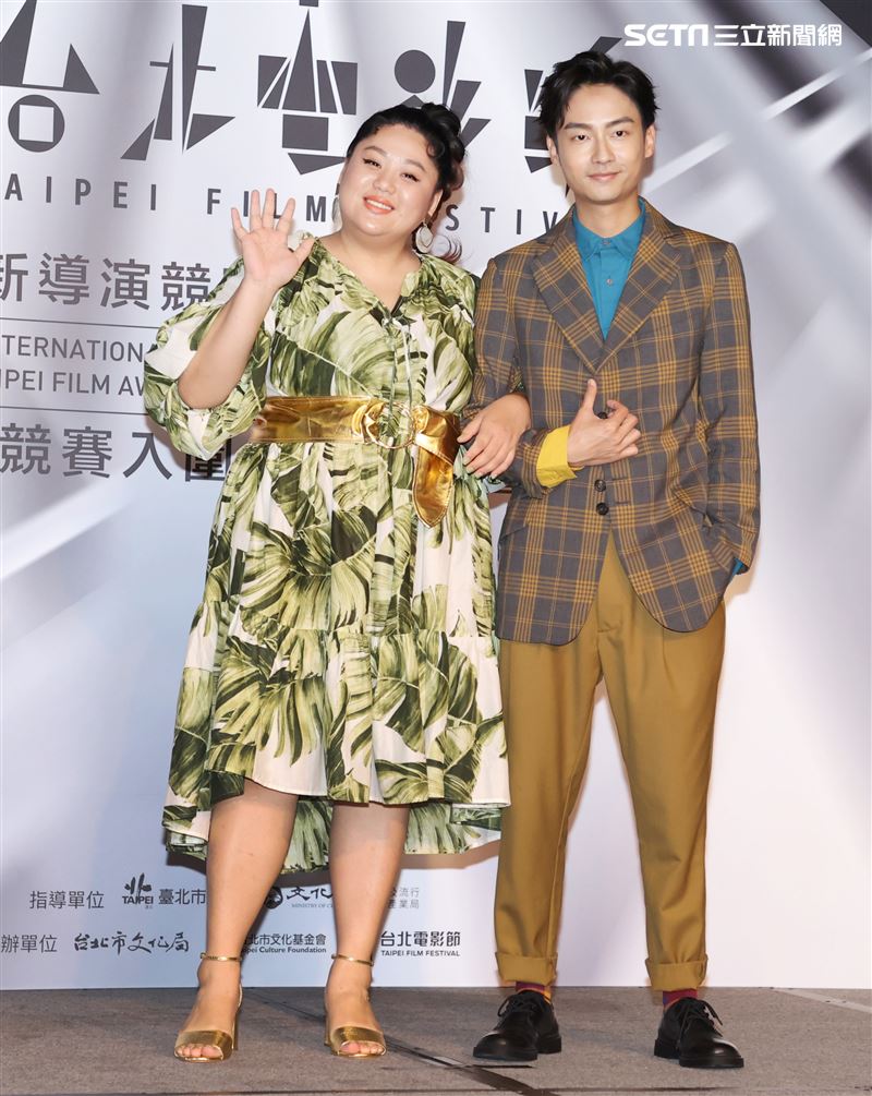 林鶴軒、蔡嘉茵公布台北電影獎、國際新導演競賽入圍名單。（記者邱榮吉/攝影）