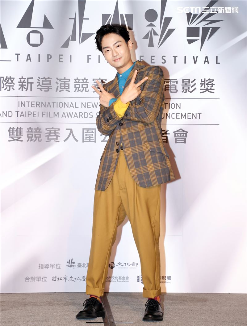台北電影獎上屆最佳男配角林鶴軒。（記者邱榮吉/攝影）