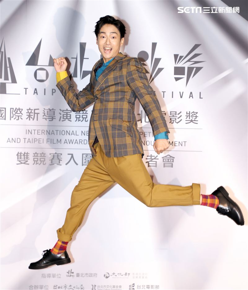 台北電影獎上屆最佳男配角林鶴軒。（記者邱榮吉/攝影）