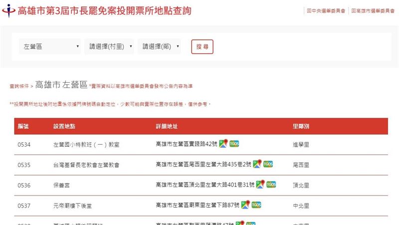罷韓進入倒數　投開票所查詢系統上線