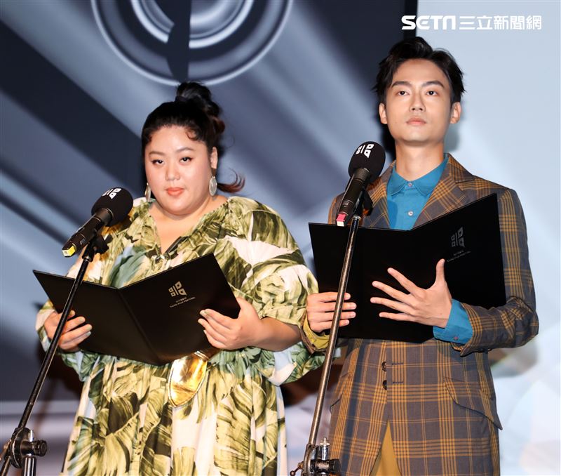 林鶴軒、蔡嘉茵公布台北電影獎、國際新導演競賽入圍名單。（記者邱榮吉/攝影）