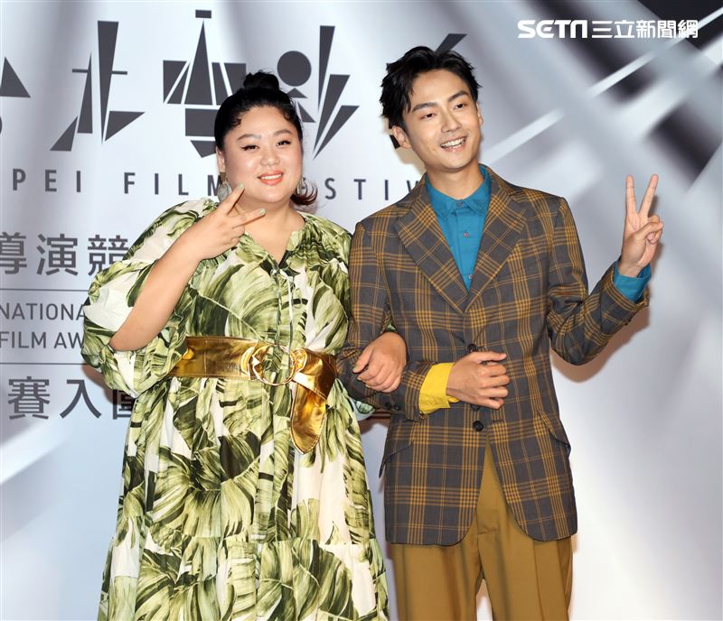 林鶴軒、蔡嘉茵公布台北電影獎、國際新導演競賽入圍名單。（記者邱榮吉/攝影）