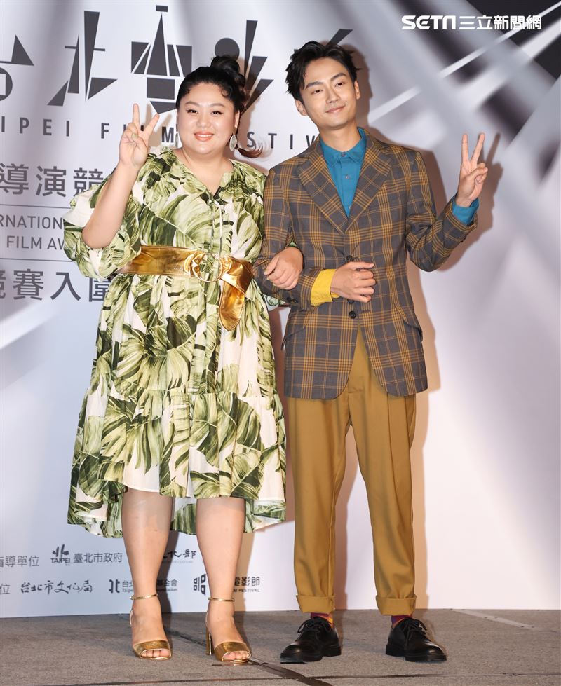 林鶴軒、蔡嘉茵公布台北電影獎、國際新導演競賽入圍名單。（記者邱榮吉/攝影）