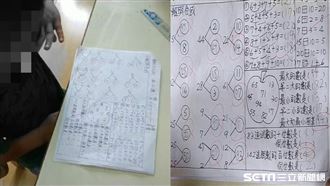 大班童崩潰寫數學　題目曝光網驚：難