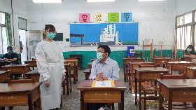 國中會考將登場　潘孟安視察考場防疫