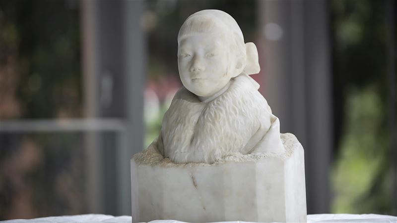 藏身百年　黃土水少女胸像修復重現
