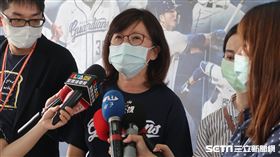 富邦悍將副領隊陳昭如。（圖／記者王怡翔攝影）