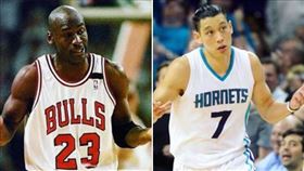 Michael Jordan,林書豪。（圖／翻攝自林書豪臉書）
