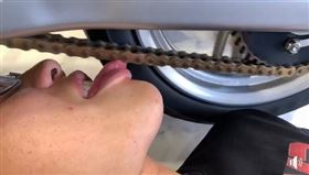 台灣迷因,汽車美容,鏈條,鍊條。(圖/翻攝自臉書)