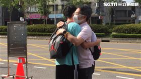 109國中教育會考，師大附中考場，防疫。（圖／記者簡若羽攝影）