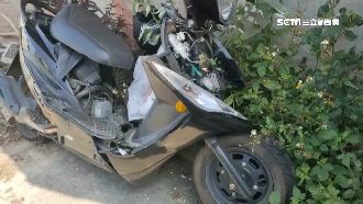 今年已第18次　他家鐵門遭騎士撞破