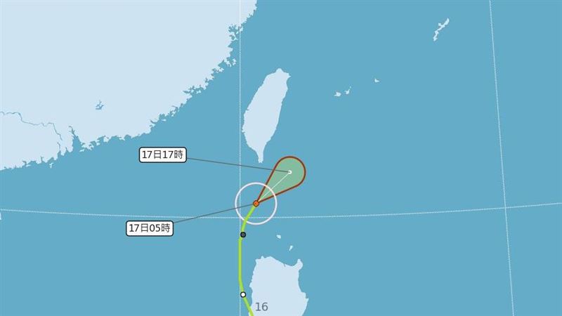 黃蜂今離台最近　週二暴雨襲連炸5天