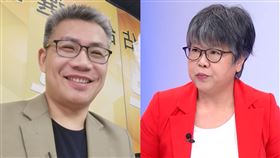  挺韓名嘴羅友志，資深媒體人黃光芹吵架。（圖／翻攝自臉書、資料照）