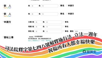 748滿1周年…小英喊所有人都幸福