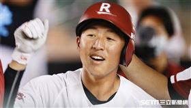 ▲樂天桃猿外野手成晉。（圖／記者林聖凱攝影）