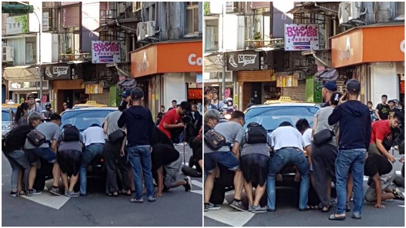 狗卡車底！13名路人抬車搶救網暖哭