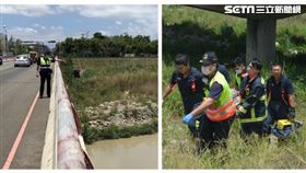 夜拍手機掉橋底　正妹撿手機…人墜橋（圖／翻攝畫面）