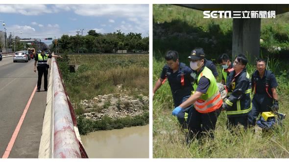 夜拍重心不穩　正妹為撿手機…人墜橋