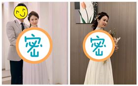 陳小菁、陳霆。（圖／凱瑟琳婚紗提供）