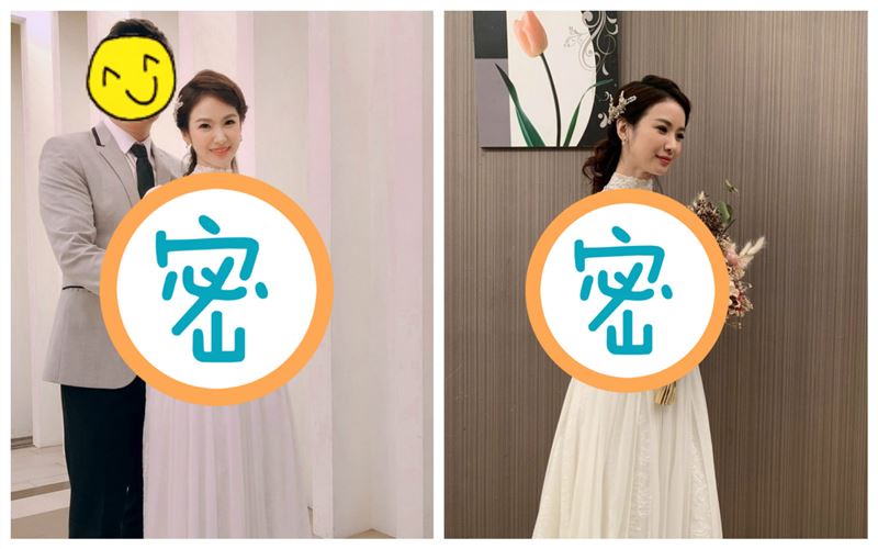 台8女神梅開三度　曝超辣鏤空婚紗照
