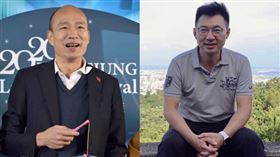 江啟臣、韓國瑜(圖/翻攝自江啟臣、韓國瑜臉書)