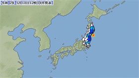 日本東北外海規模5.2淺層地震　無海嘯威脅（圖／翻攝自日本氣象廳）