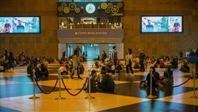 北車大廳（記者陳弋攝影）