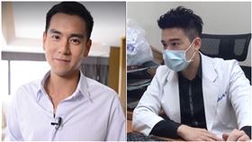 彭于晏翻版！鮮肉中醫師濃眉電眼…網見本尊腿軟：幫我把脈（合成圖／翻攝自hanyitang_IG、微博）