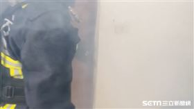小火快逃、濃煙關門／第七救災救護大隊中港分隊授權提供