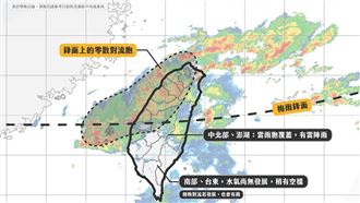 鋒面正式抵達！再曝兩階段降雨狀況