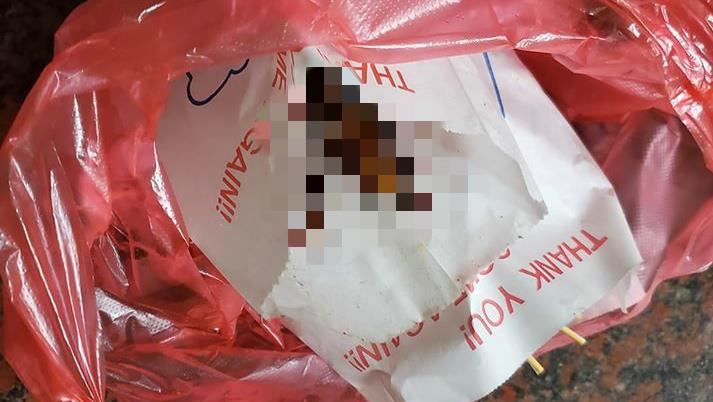 妹妹貼心買小吃…他驚見褐色異形嚇傻