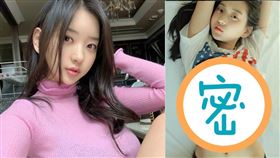 申才恩在IG限時動態中伸懶腰險走光。（圖／翻攝自zennyrt IG）