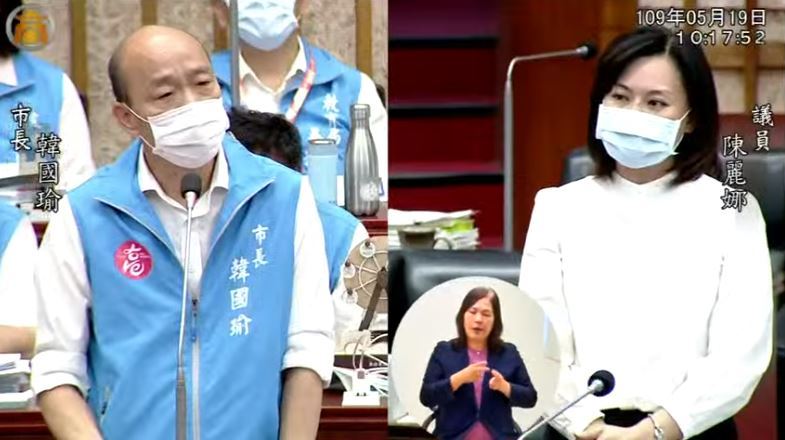 藍議員嗆落跑市長　韓：昨道歉是真心