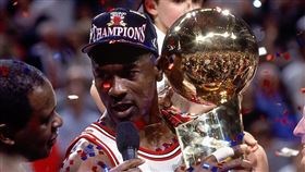 Michael Jordan,最後之舞,喬丹。（圖／翻攝自公牛推特）
