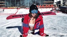 極限運動女神安安生前美照（圖／翻攝自微博）